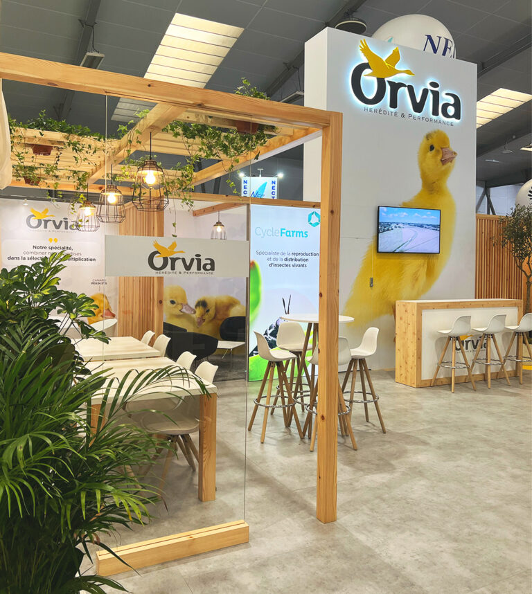 Design graphique stand Orvia