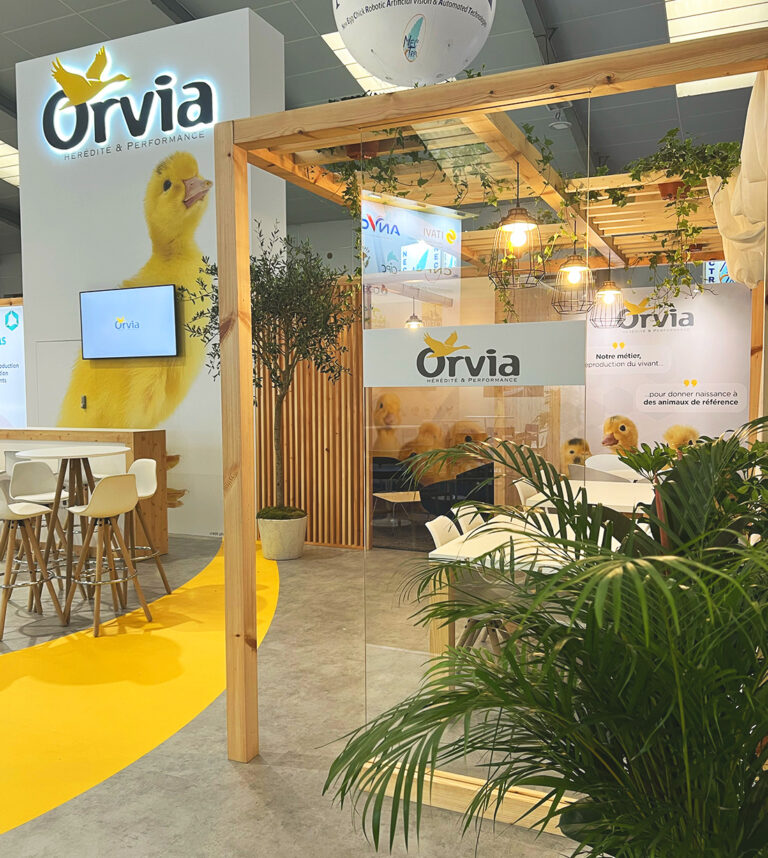 Design graphique stand Orvia